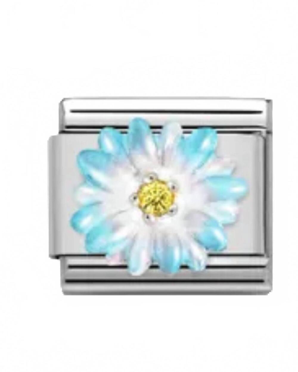 NEW NOMINATION women's composable classic links for her in light blue flower